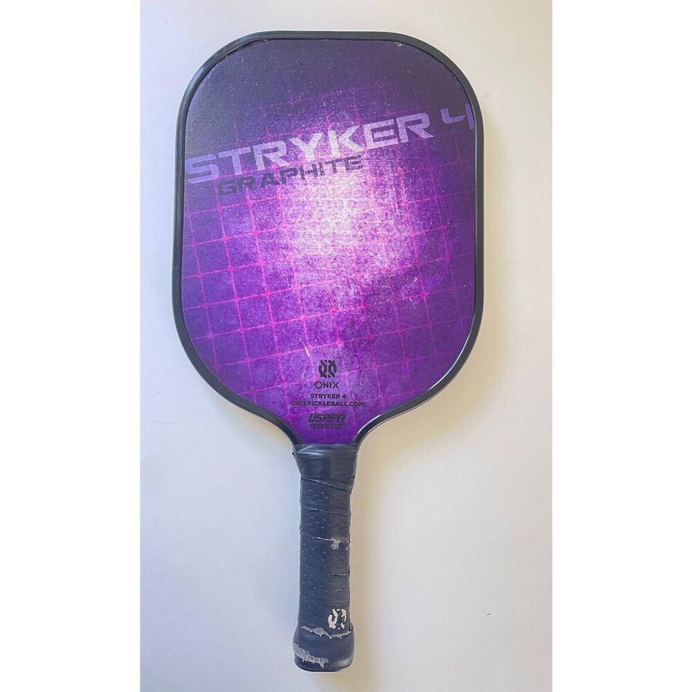 Onix Stryker 4 Pickleball Paddle with Polypropylene Core, Graphite Face Purple